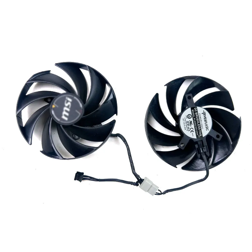NEW Cooling Fan 87MM 4PIN PLD09210S12HH For MSI GeForce RTX 5050 5060 8G SHADOW 2X OC video card fans