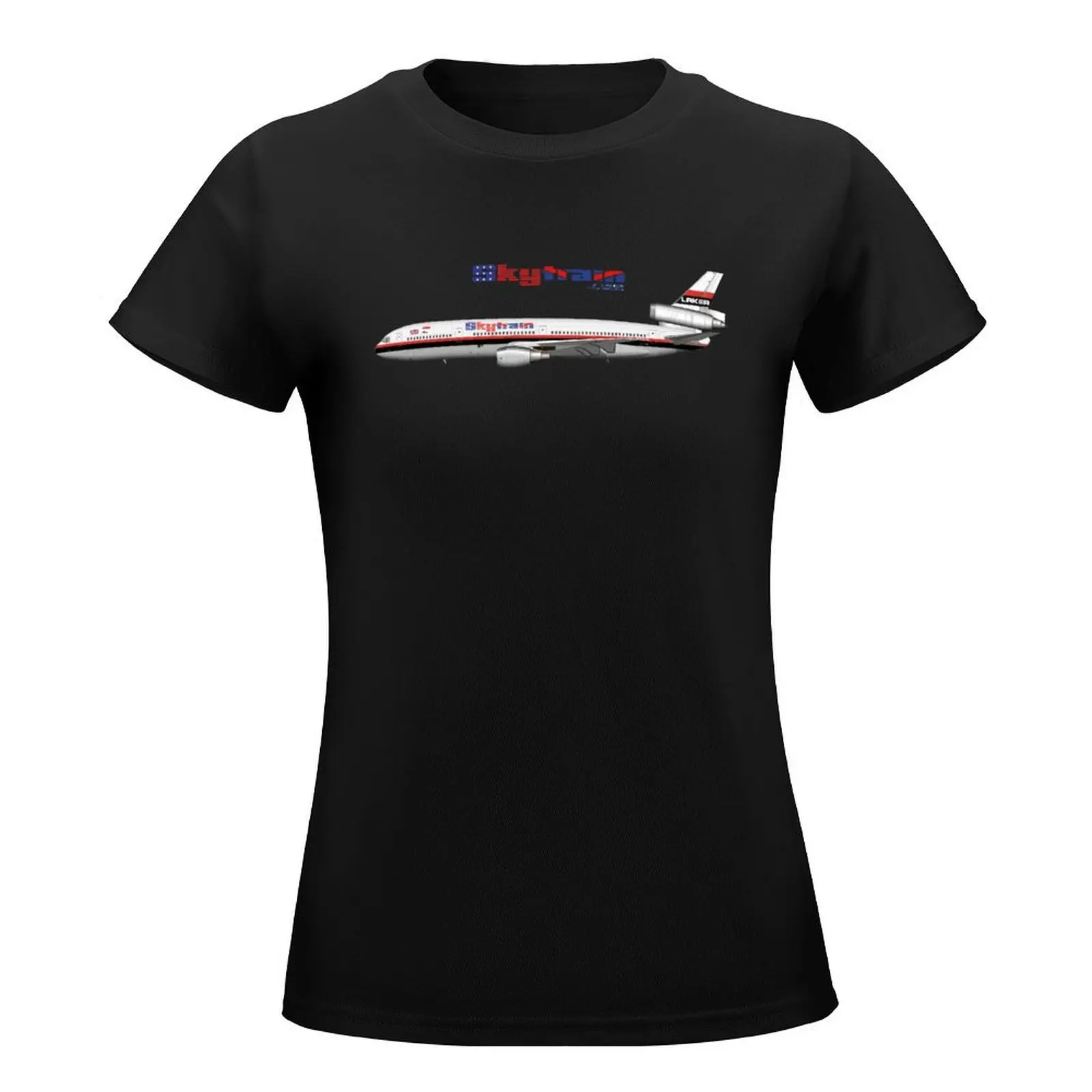 Laker Airways Skytrain DC10 T-Shirt Aesthetic clothing tops funnys Women's clothing