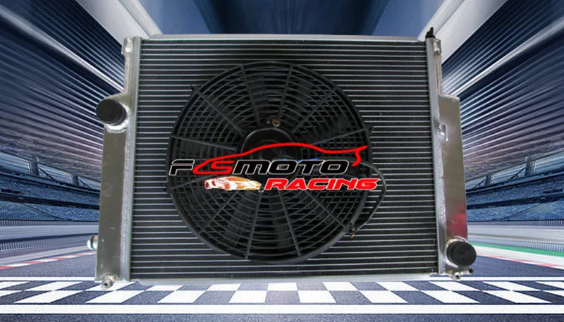 Aluminum Radiator + Fan For BMW E36 M3 Z3 3 Series 325TD 320 323 325 328 1992-1999 MT 93 95 96 98 1993 1994 1995 1996 1997 1998