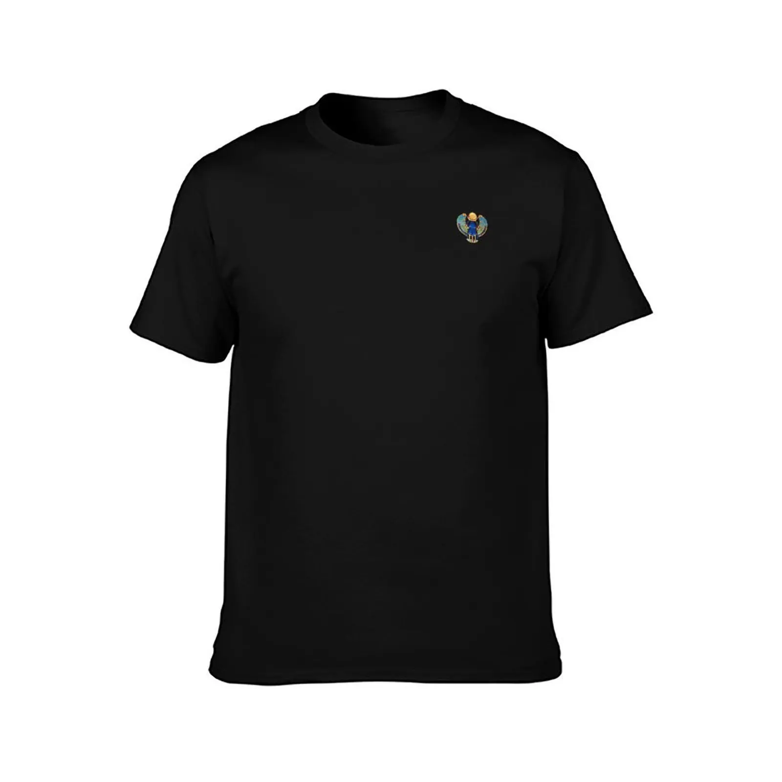 under the protective armor of the scarab khepera T-Shirt Simple Casual Short Sleeve Cotton T-Shirt