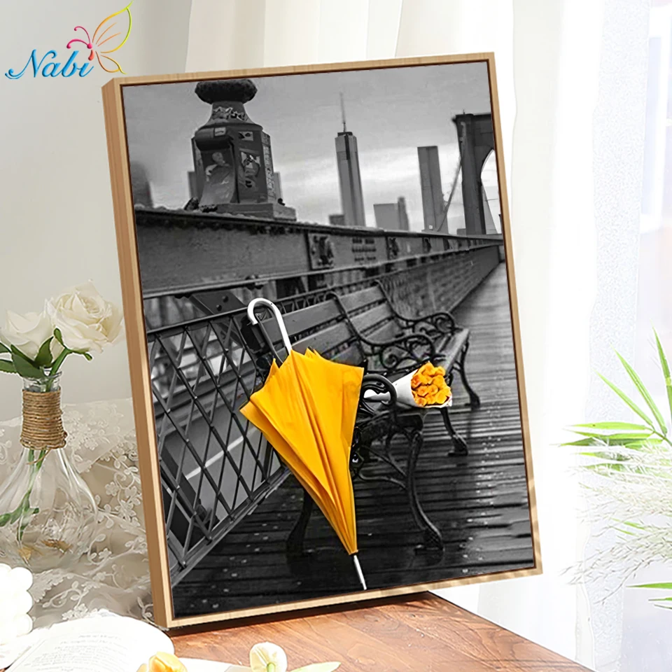 

5D DIY Алмазная картина Черно-белый пейзаж Алмазная вышивка Наборы крестиков Мозаика Ремесла Новогодний подарок Домашнее искусство