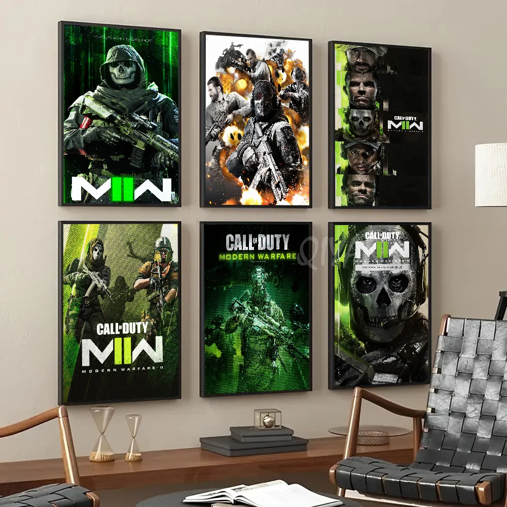 Game Poster Paper Print Home Living Room Bedroom Entrance Bar C-Call Of D-Duty Restaurant Cafe Art Painting Decoration