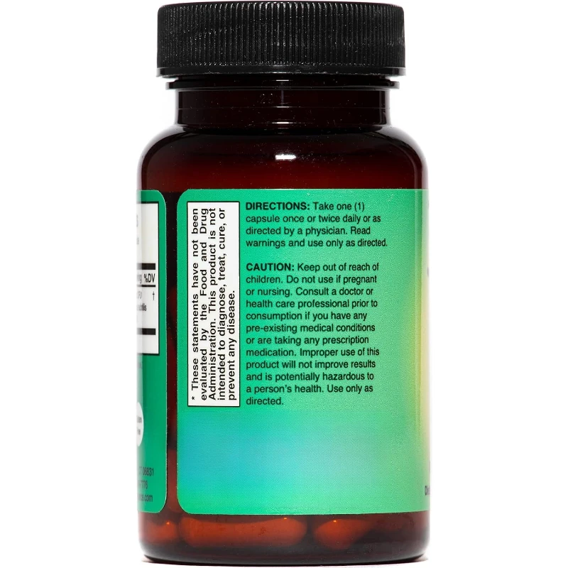 12 Billion CFU of Probiotics - Digestive and Intestinal Health Supplement -60 Capsules