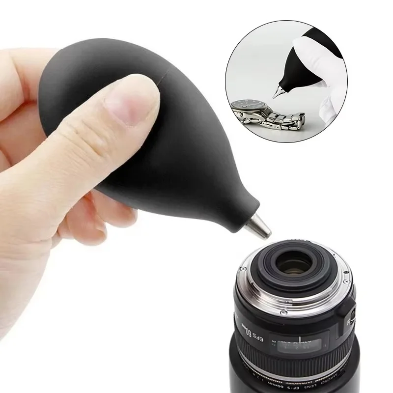 Rubber Dust Cleaning Removal Tool Mini Pump Cleaner Air Blowing With Metal Nozzle For Camera Mobile Phone Keyboard Watch Tablet