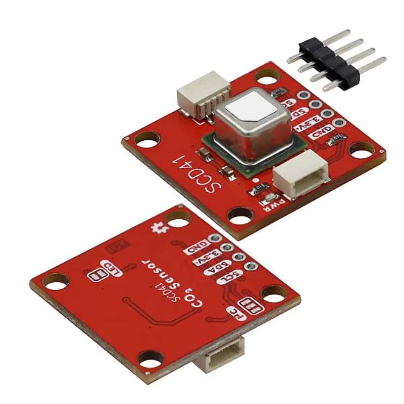 وحدة استشعار الغاز SCD40 SCD41 تكتشف اتصالات ثاني أكسيد الكربون والرطوبة 2 في 1 I2C
