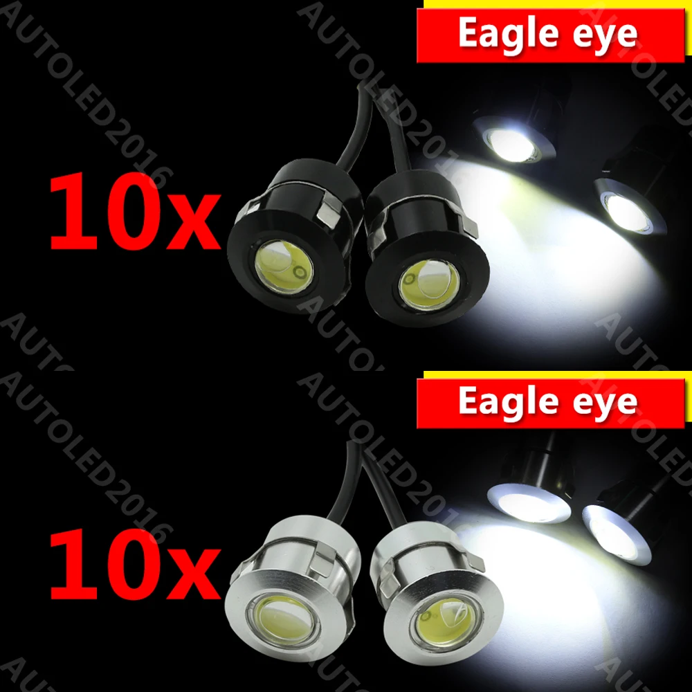 

10pcs Eagle Eye LED Reverse Sensor Laser High Power DRL Daytime Running Lights Car Auto Work Light Fog Lamp Parking Lights 12V