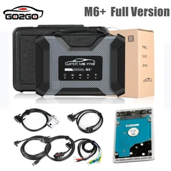 2024SUPER MB PRO M6 + M6 Plus DOIP VCI DIOP WiFi Aggiornamento di C4 C6 Per BENZ Dealer Diagnosi Per Mercedes Auto Camion Bus VAN Scanner