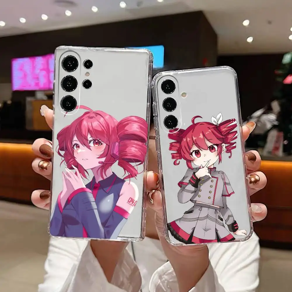 Bestselling Kasane Teto  Phone Case Transparent Silicone Soft For Samsung S25,S24,S21,S22,S23,S30,Ultra,S20,Plus,Fe