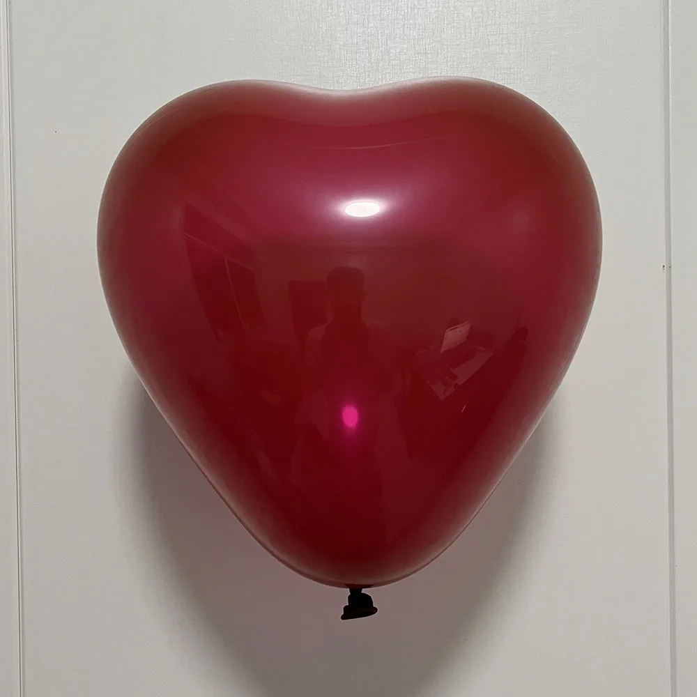 20 Pcs 10 Inch Heart Shaped Ruby Red Pink White Latex Balloons Valentine's Day Engagement Wedding Party Anniversary Decoration