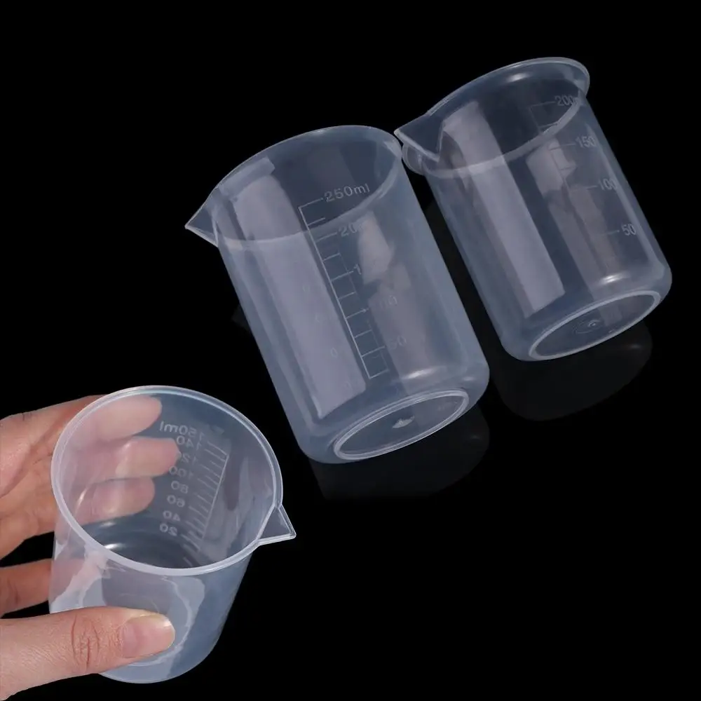 

Portable Multipurpose Plastic with Scale Stackable Thickened Measuring Cup Graduated Cylinder Beaker Mixing Cups