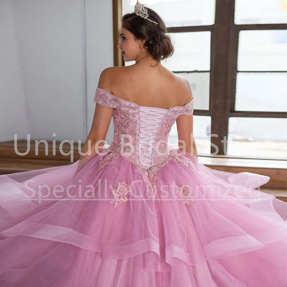 1005006060171736   Vestido de princesa para quinceañeras, vestido de baile con escote en forma de corazón y volantes, Vestidos dulces 15 para fiesta de cumpleaños