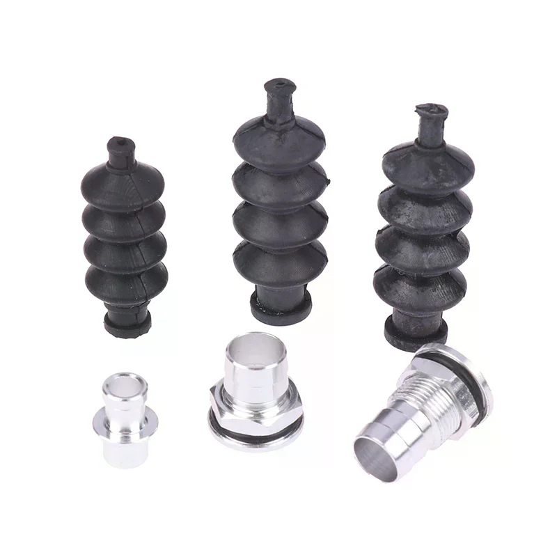 

RC Boat Available Aluminium Fittings and Rubber Bellows Radio Box Seals Ideal for Servo Push Rod Seal to Rudder Parts