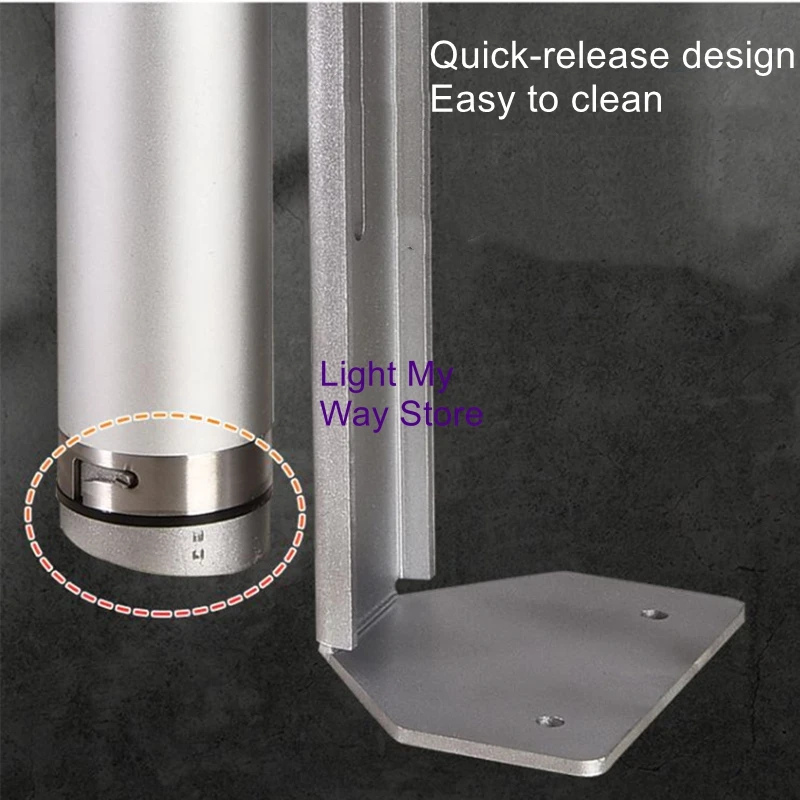 Stainless steel suction unit for pastes and liquids; manual feed pump and dispensing pump; suitable for indoor and outdoor use