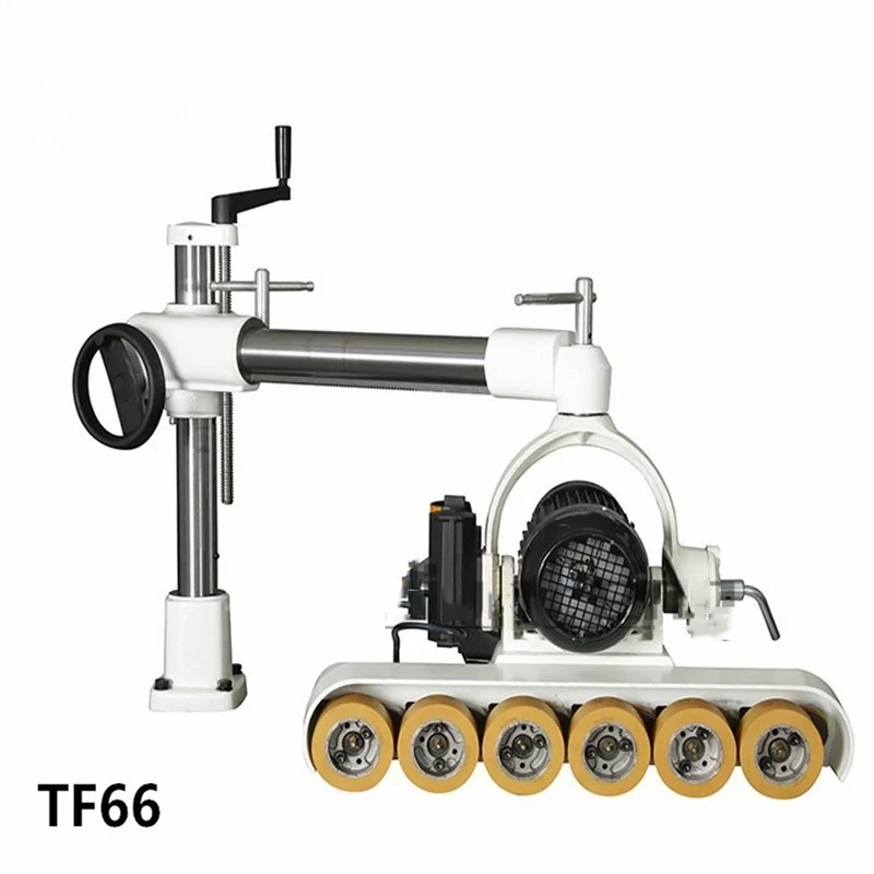 New 1PC Timber Sling Ring Feeder Material Machine TF66 Wood Feeder 6 Wheels 6 Speed Wood Feeder Machine 220/380V