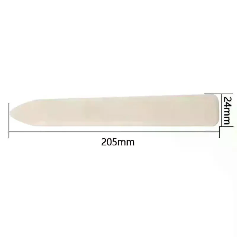 Leather Working Tool Bone Folder For Leather Craft Scoring Folding Creasing Edges Paper Plastic Handmade Sewing Tools Part 2PCS