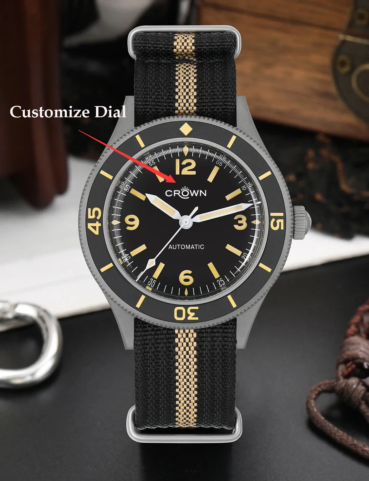 Professional Customized Watch/Crown/Case/Strap/Dial