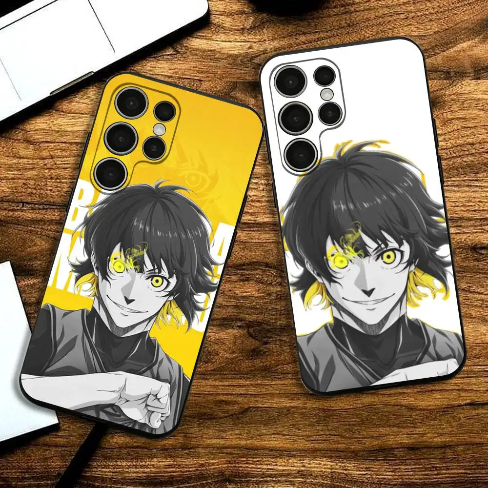 

Cute B-Bachira Meguru Phone Silicone Case for Samsung S24,22,20,23,21,20 Ultra Plus Lite 5G Print Cover