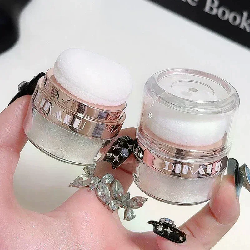 페어리 파우더 하이라이터 패팅 파우더 문라이트 화이트 바디 쉬머링 컨투어 블러쉬 브라이트닝 글리터 루즈 파우더 메이크업