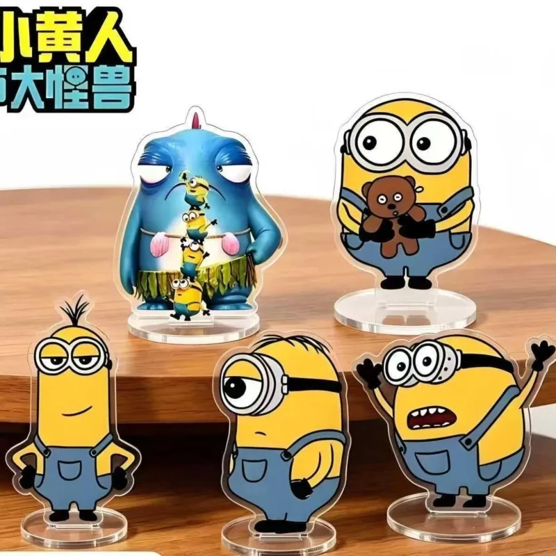 Minions Despicable Me Despicable Me Acrylic Keychain Cute Funny Cartoon Bag Pendant Children Gift Standee Ideal Gift Related