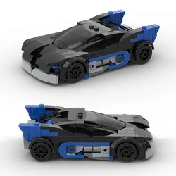 MOC DC Batmaner Superhero racing sports car Vehicle Speed Champion Racer Building Blocks Brick Creative Garage Toys for Boys