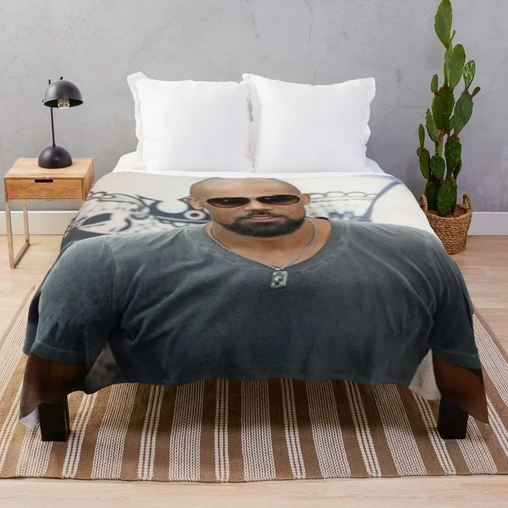 

shemar moore Throw Blanket Warm Accent Blanket for Living Room Decoration