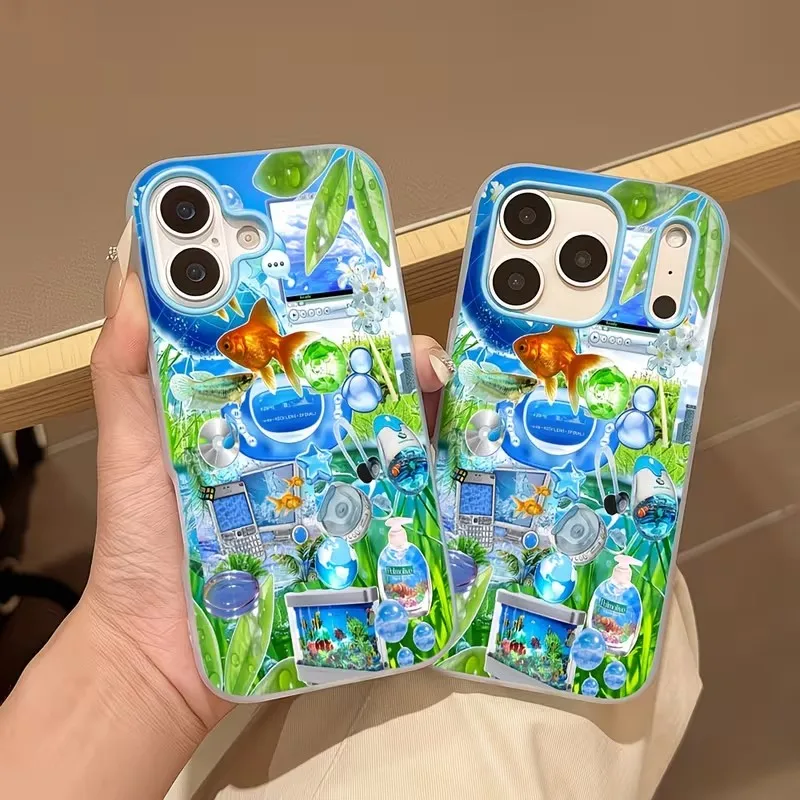 Frutiger Matte Candy Color 2 in 1 Phone Case for Motorola Moto Edge G Stylus 60 G64 50 Power Fusion Neo Pro 2025 4G 5G Aero Fish