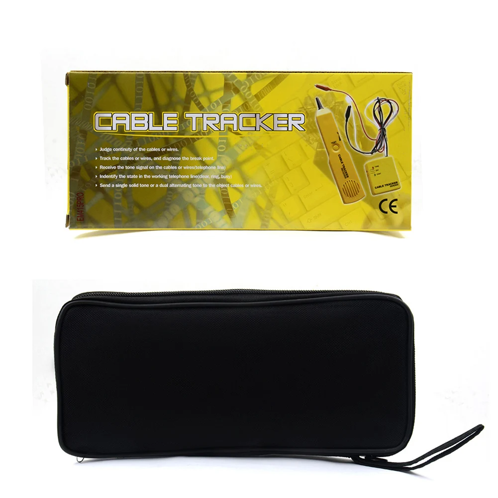 EM415PRO كابل تستر جهاز سيارة كابل سلك المقتفي تستر إنذار الصوت 6-42 فولت شاحنة جرار السفينة SUV سلك تستر أداة إصلاح السيارات #4