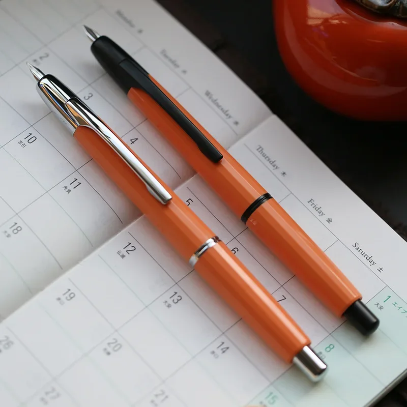MAJOHN A2 Press Out Nib Fountain Pen Lightweight Faceted Resin Body Correct Posture Student Pen for Daily Writing & Calligraphy