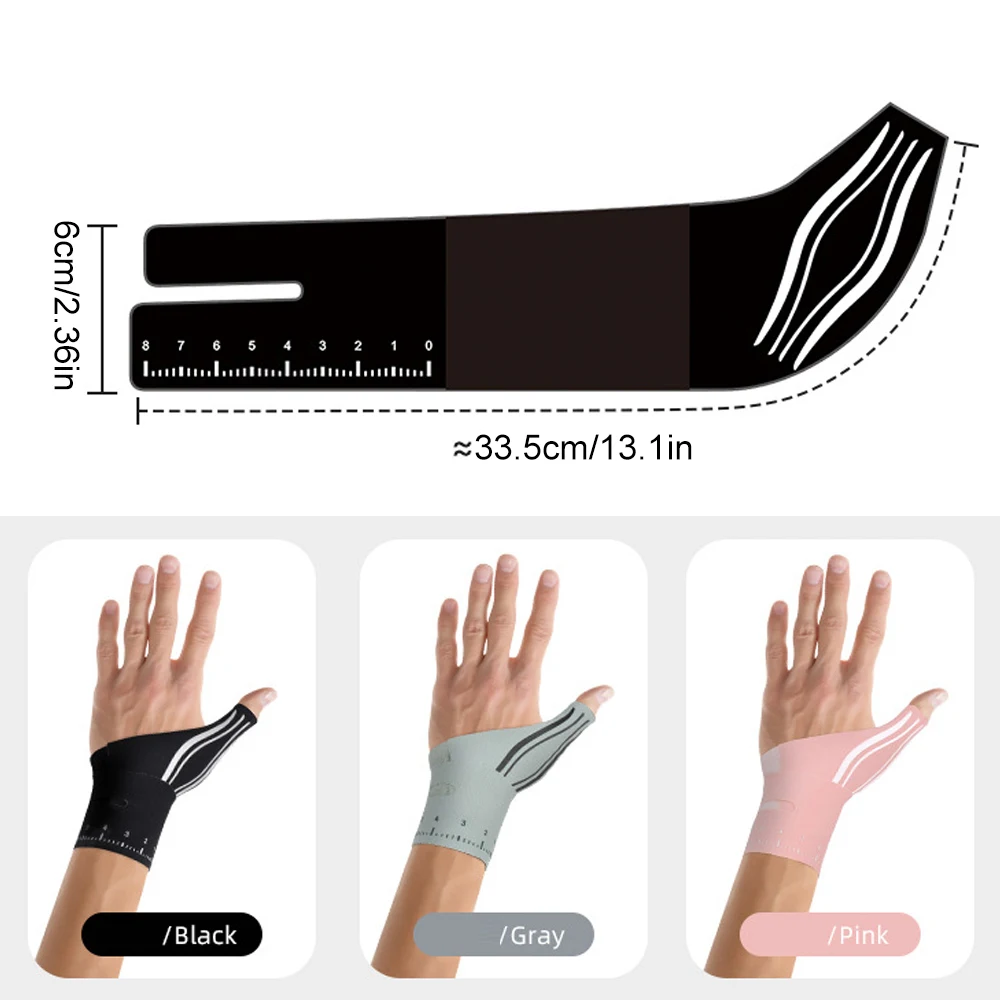 1PC Adjustable Thumb Wrist Brace - Ultra-Thin Support Sleeve for Carpal Tunnel,Trigger Thumb & Tendonitis,Fits Left & Right Hand