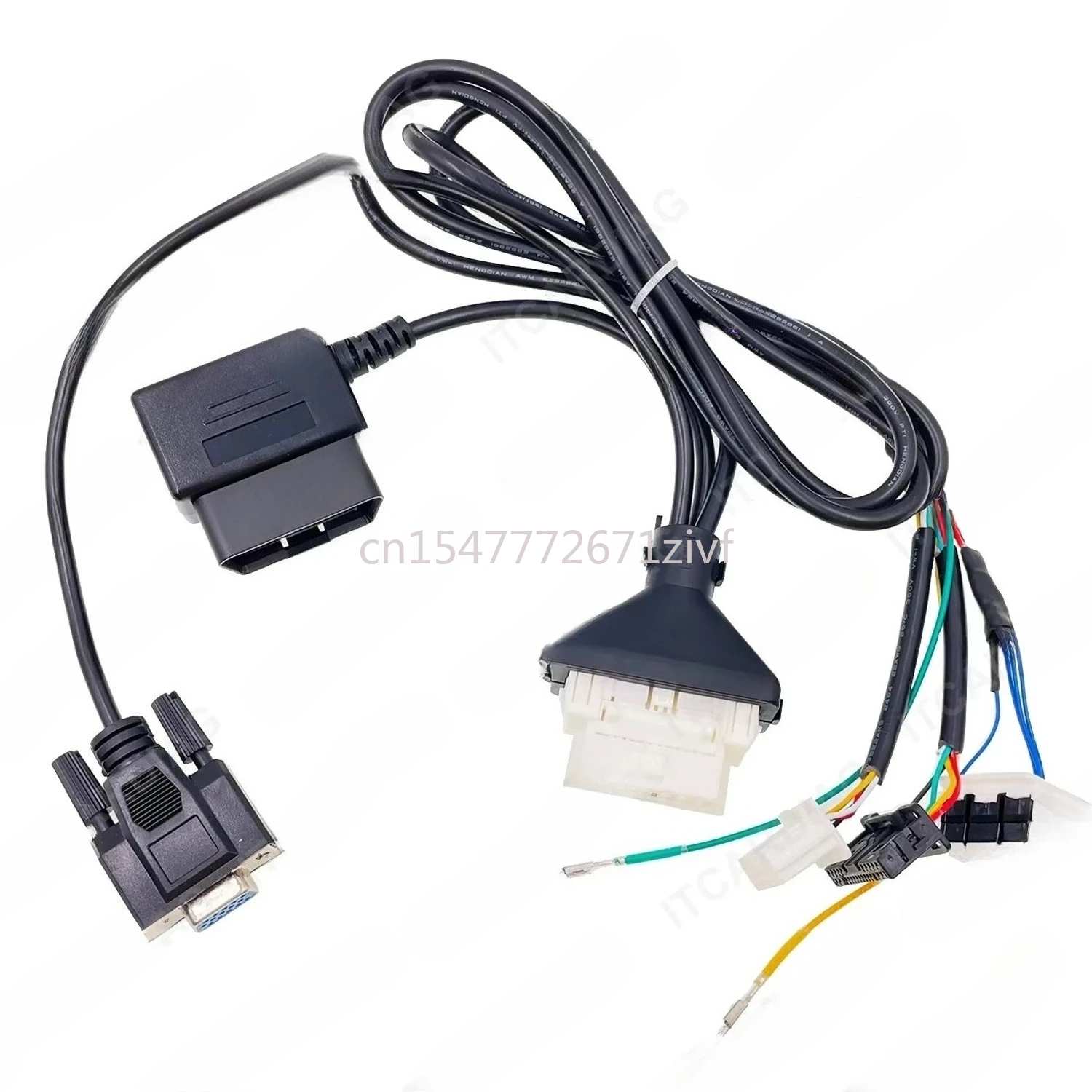 

4A 8A BA Connector Smart Key Cable for Toyota Lexus 16-Pin OBD 3-in-1 TOY30 Cable Compatible with Autel Key Tool Plus