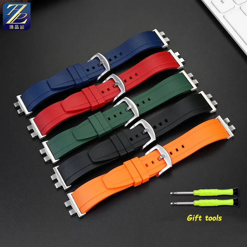 High quality rubber strap for Casio farmhouse oak metal octagonal GM-B2100 series modified rubber watch strap for men