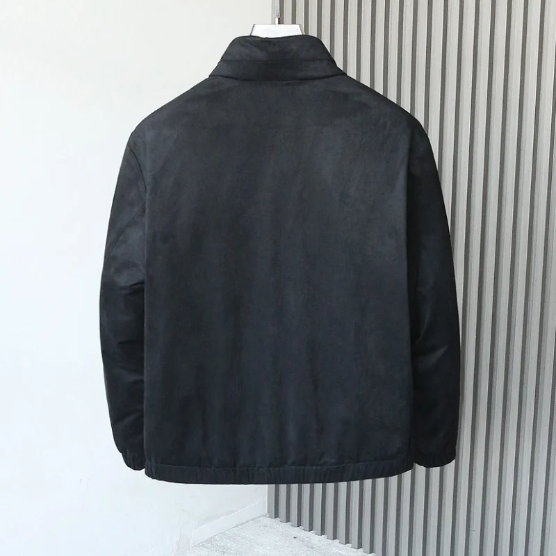 خريف/شتاء نمط جديد كلاسيكي رجال الأعمال عادية قطعتين النمط الإيطالي موضة الجلود والبوليستر النسيج #2