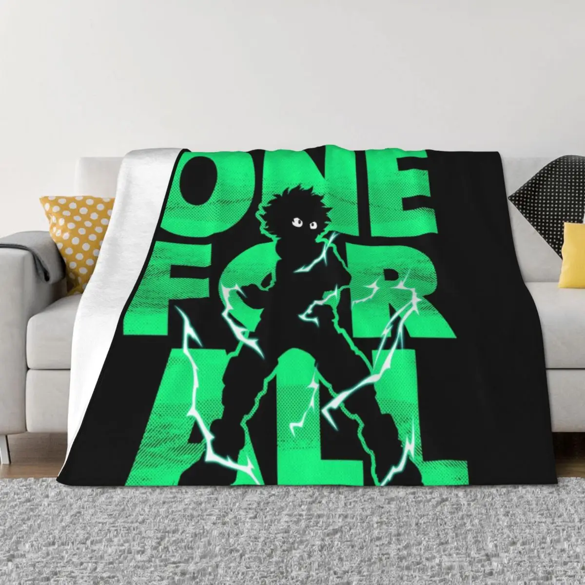 

One for all Deku Throw Blanket warm for winter Summer Beddings sofa bed Plush Blankets