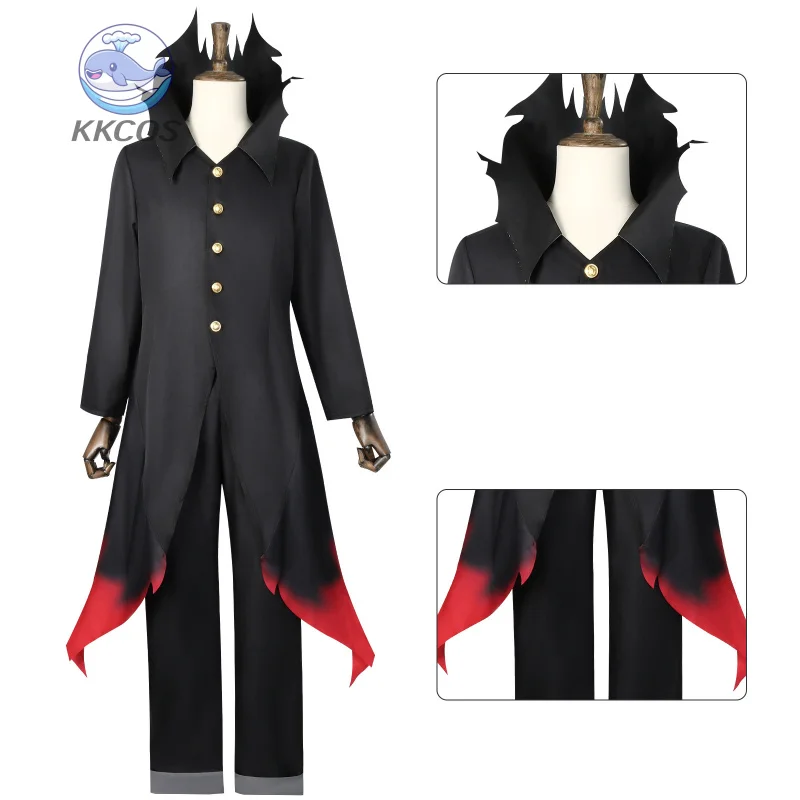 

Anime Dandadan Ken Takakura Okarun Cosplay Costume Wig Mask Black Uniform Glasses Full Set for Women Men Halloween Party Suit