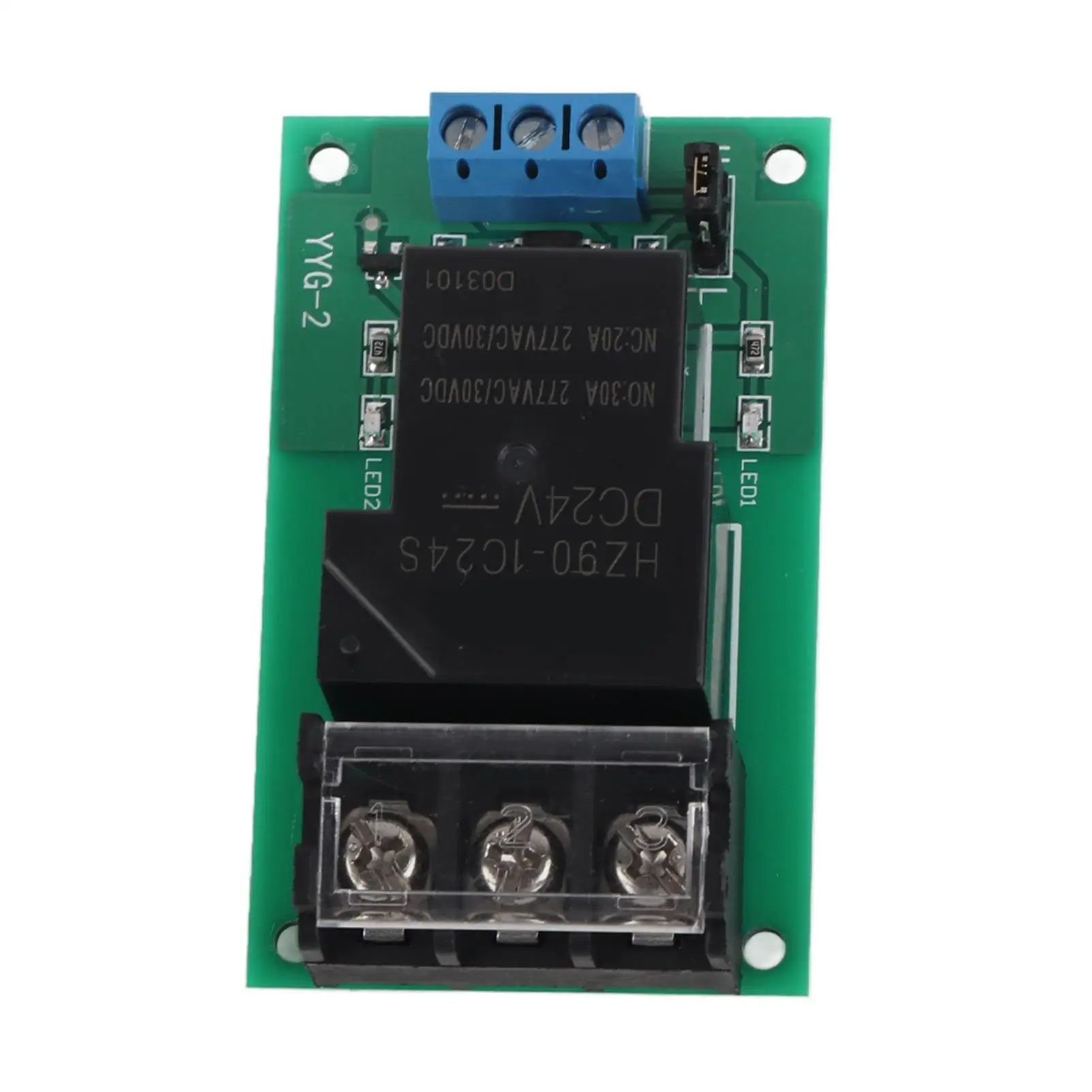 30A Off Delay Timer Relay Module with Optocoupler Isolation - High/Low Level Trigger, TO 2 Bistable Relay - High Power One Way