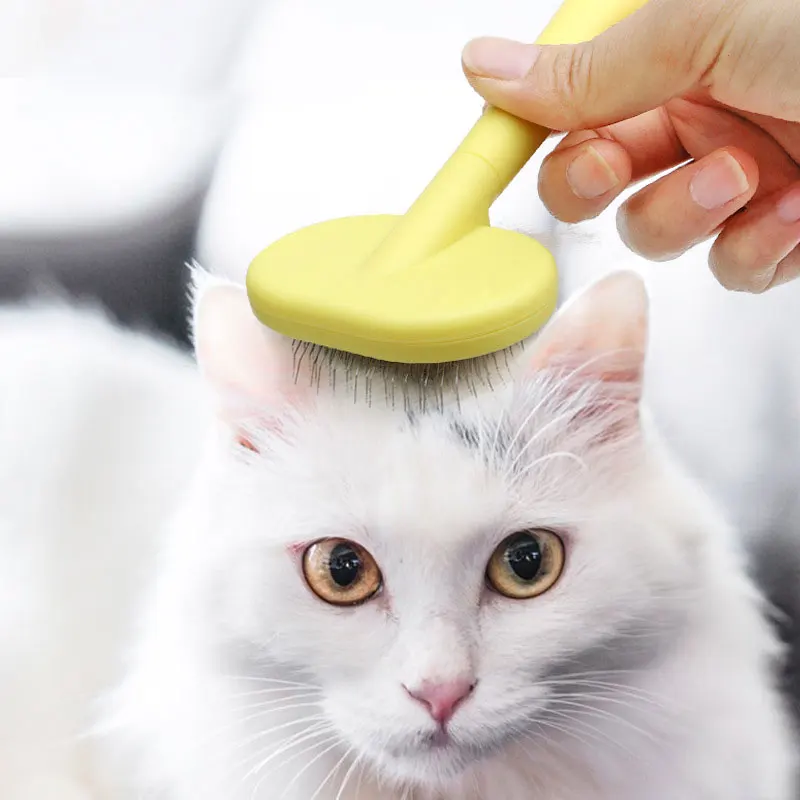 Pet Dog Brush Comb Shedding Hair Remove Needle Cat Combs Massage Grooming Tool For Dog Cats Pet Cleaning Supplies Accessories