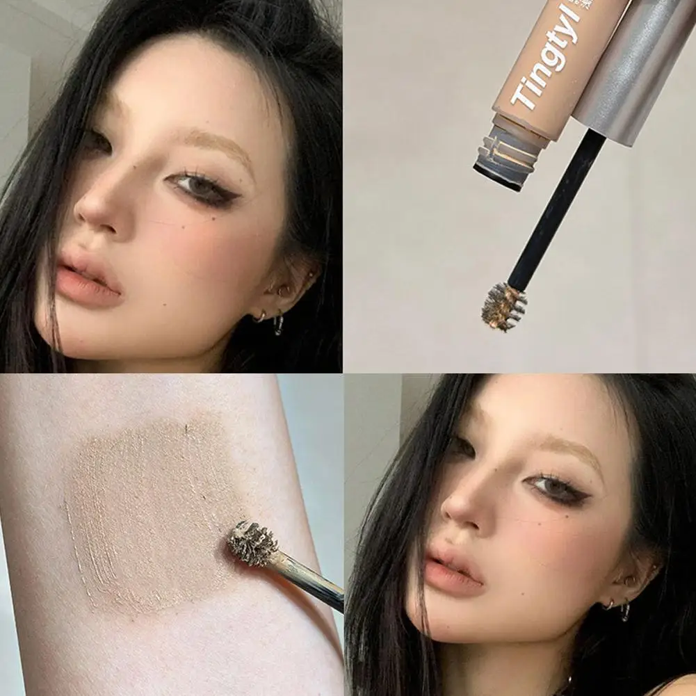 ホット 6 色眉毛エンハンサージェル液体メイクフィルム形成ティント OffTattoo 涙ロング防水眉毛持続 N9R1