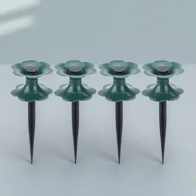 

4Pcs Hose Guide Spikes Heavy Duty PVC Garden Hose Stakes Protector Plant Support Lawn Patio Watering Organizer Holder