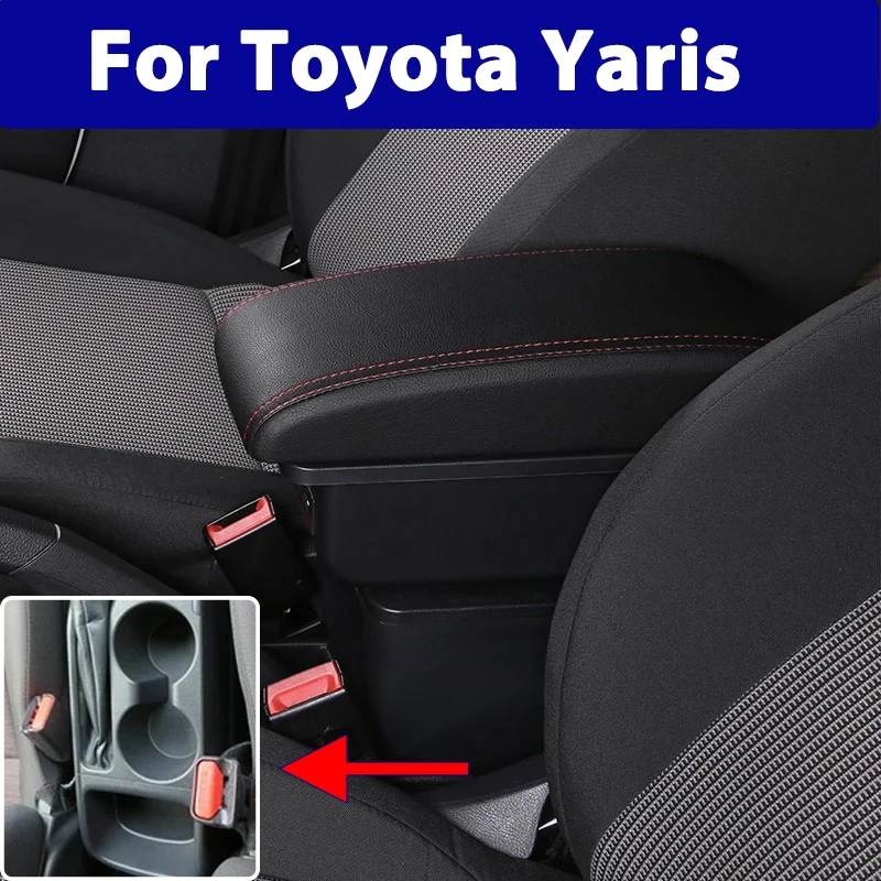 

For Toyota Yaris armrest box Yaris elegant car center console modified double-layer storage box 2021-2024 interior car accessori