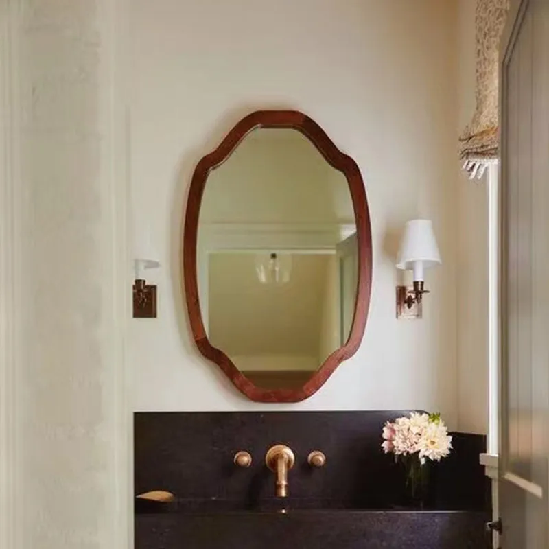 Hanging Irregular Mirror Wall Modern Mirror Living Room Decoration Vanity Girls Men Luxury Small Funky Espelhos Home Decorations