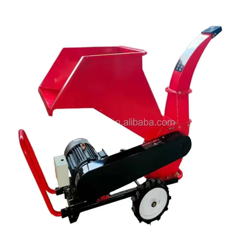 

Mobile Engine Electric Tree Branch Leaves Timber Wood Crusher Shredder Machine