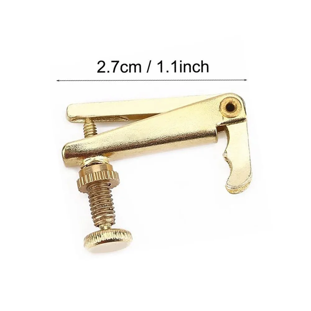 Four Piece Violin Fine Tuner Kit for 4/4 Full Size and 3/4 Violins Engineered for Long Term Stability and Tuning Responsiveness