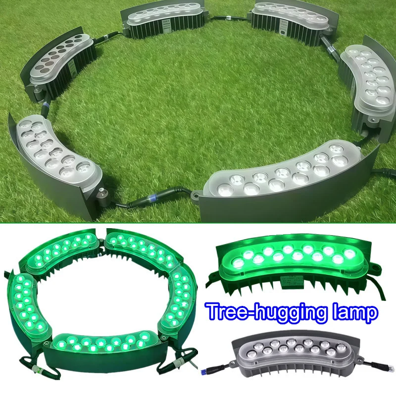 

Tree Hugger Lights Country Tree Decorations Outdoor Waterproof Rgb Led Garden Light 12W AC12V 220V Landscape Lighting Nightscape
