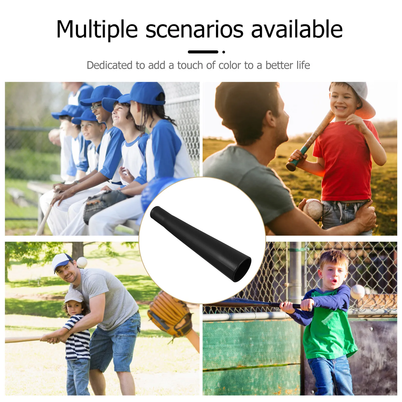 Baseball Batting Tee Topper High Elastic Rubber Ball Rest Replacement Holder for Hitting Training Practice