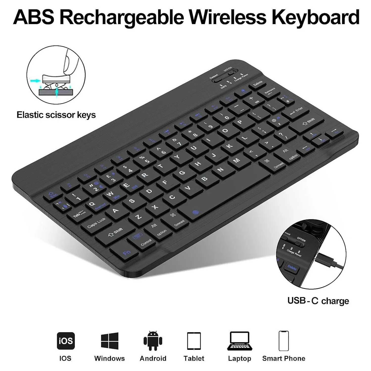 Étui pour clavier pour Xiaomi Redmi Pad 2, housse de clavier pour tablette Redmi Pad 2 de 11 pouces avec fente pour crayon