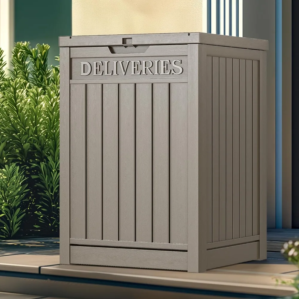 

Безопасная коробка из смолы емкостью 51 галлонов, запираемая для хранения упаковок на открытом воздухе