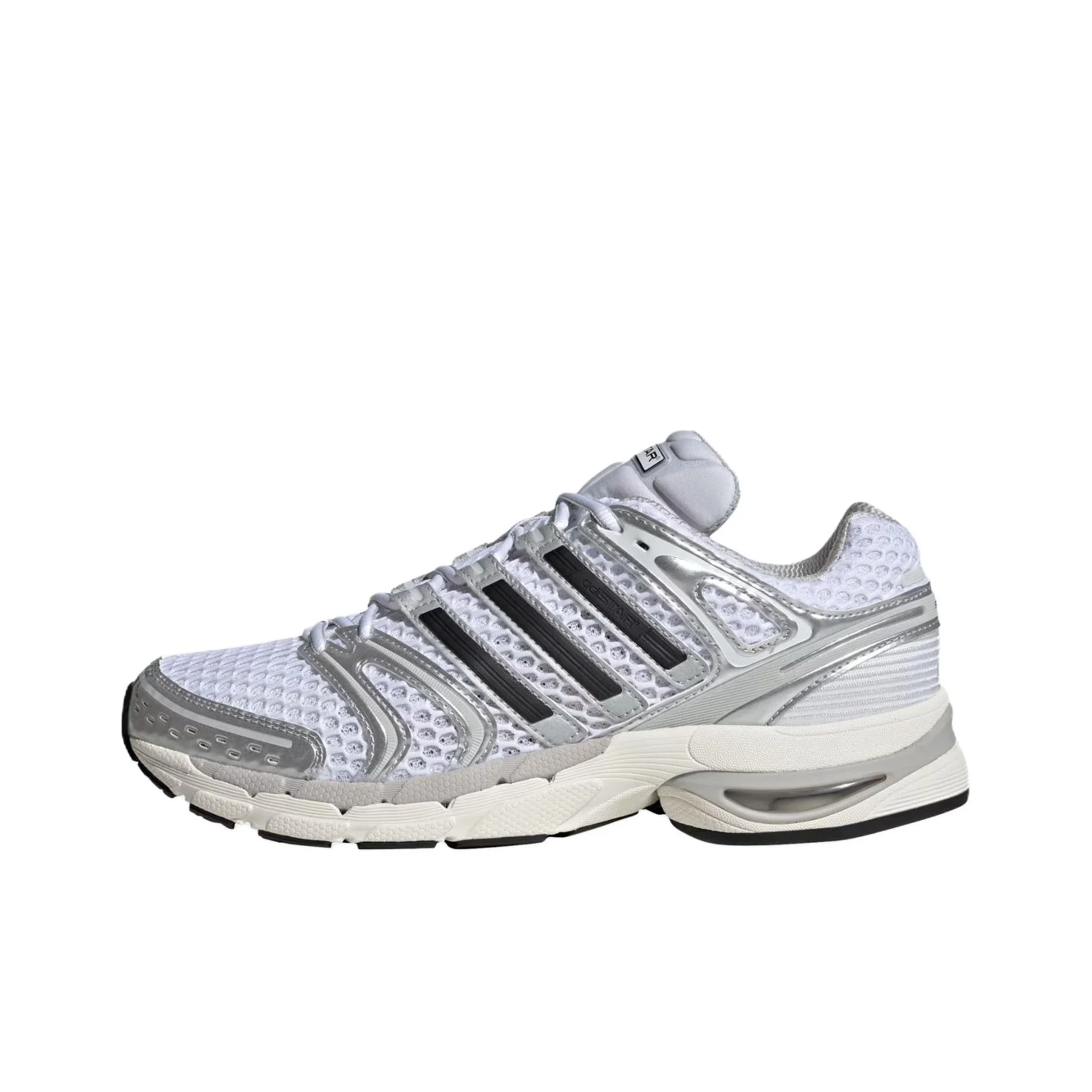 Adidas Adistar Control 5 Low top Running Shoes Unisex White Silver KI6121