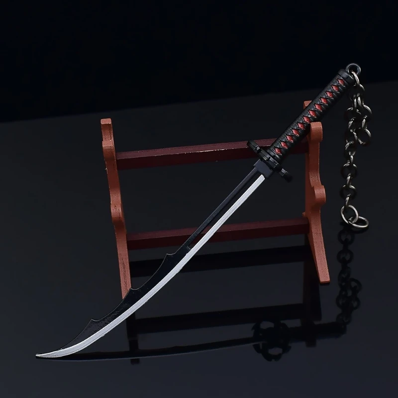 18 センチメートル/7.09 インチブリーチアニメ周辺黒崎一護ムーンスレイナイフスカイロック刀剣金属工芸品装飾コレクション