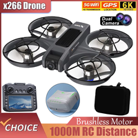 2025 NEW X266 Drone 8K WIFI GPS Professional HD Aerial Photography Remote Control Aircraft HD Dual Camera Quadcopter Toys Gifts
