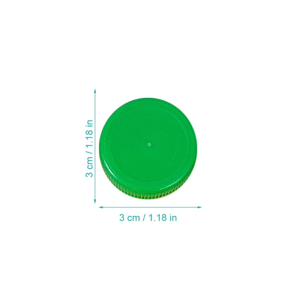 

200 Pcs Bottle Cap Material Plastic Caps Crafts Decorative Multicolor Mini Water